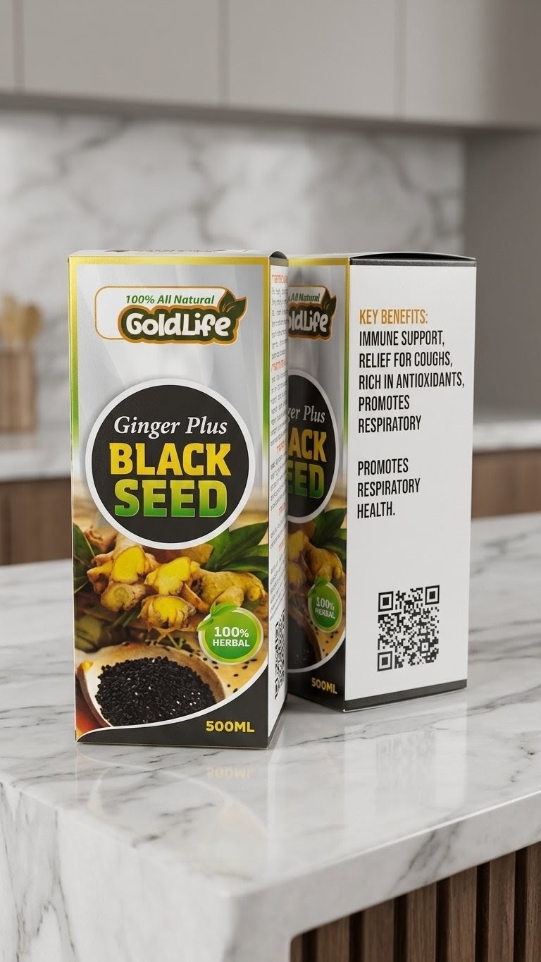 GoldLife Ginger Plus Black seed Formula